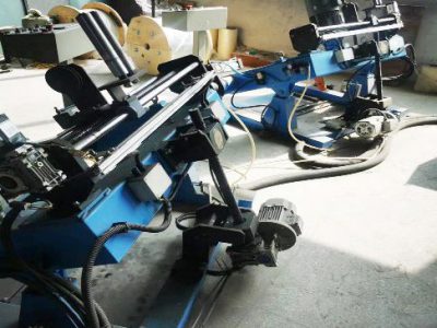 FRP加强筋涂塑收线机构