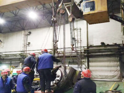 管螺纹车丝机大修现场