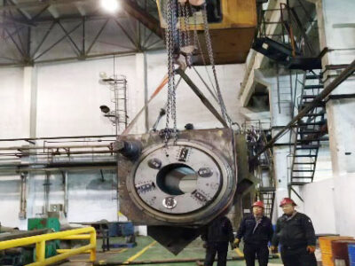 管螺纹车丝机大修现场